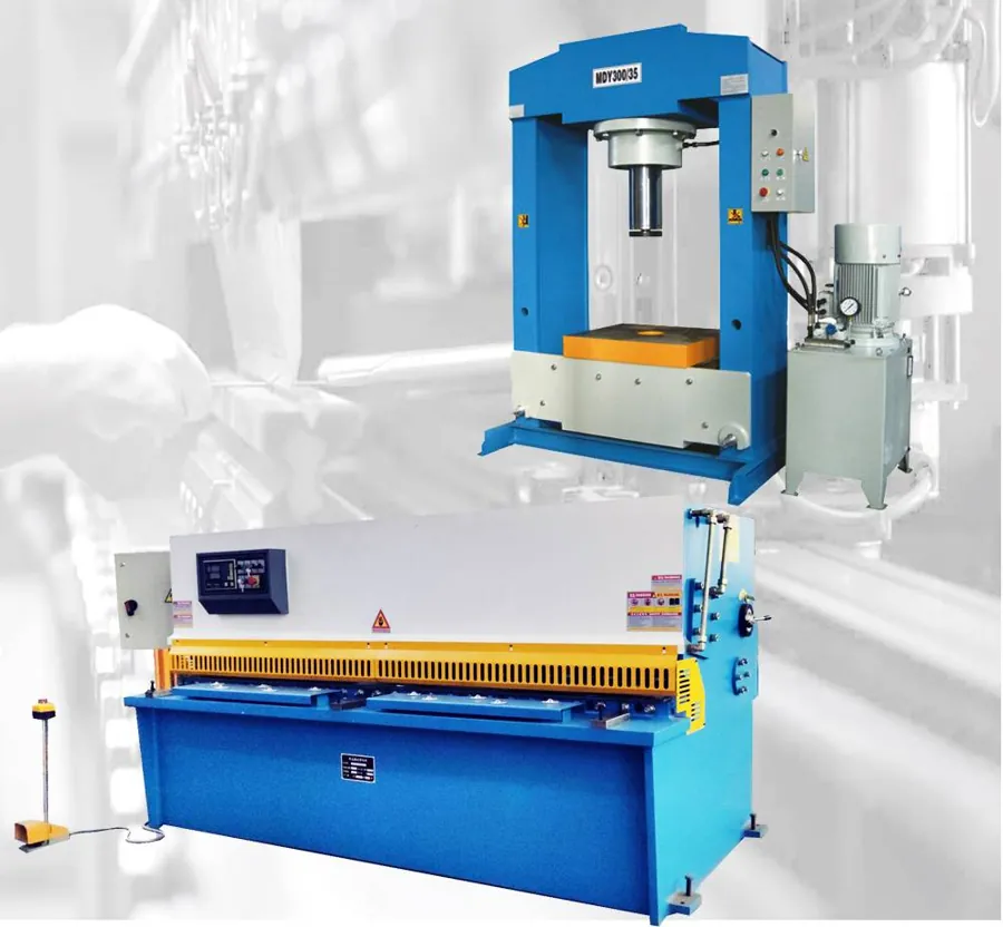 Sheet metal forming press